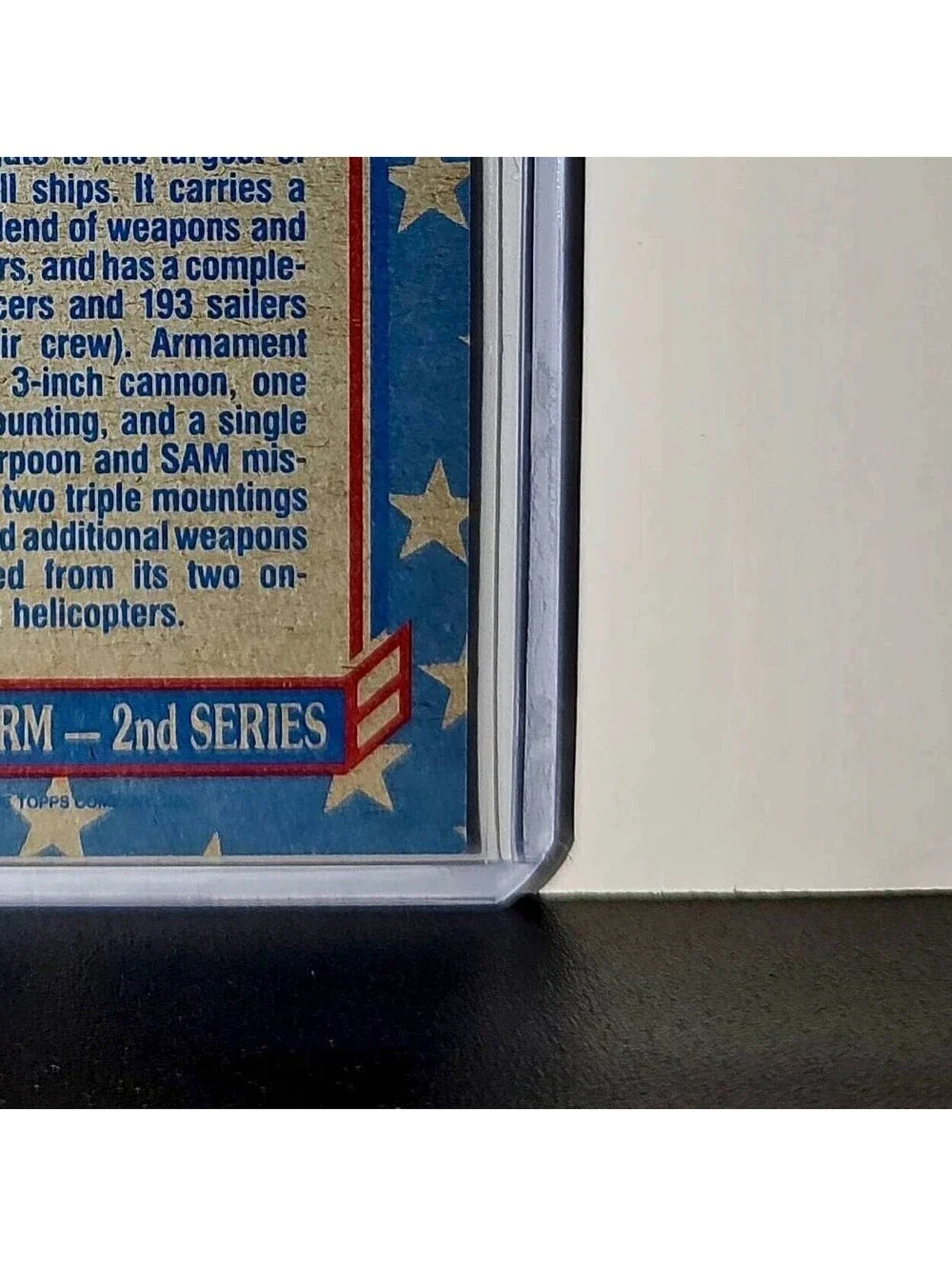 USS Sides 1991 Topps Desert Storm #126 Card